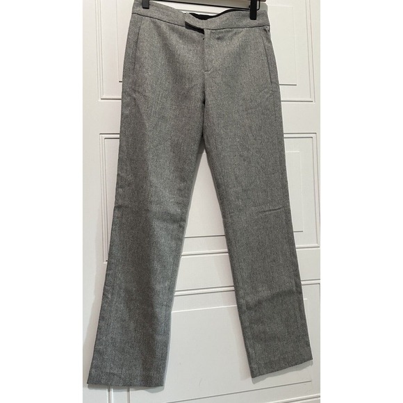 Rag & Bone Tuxedo-Inspired Stretch Wool Blend Pants Grey Size 00 Professional‎ - Picture 1 of 11